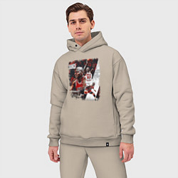 Мужской костюм оверсайз ПОСЛЕДНИЙ ТАНЕЦ, цвет: миндальный — фото 2