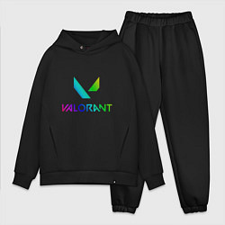 Мужской костюм оверсайз Valorant, цвет: черный