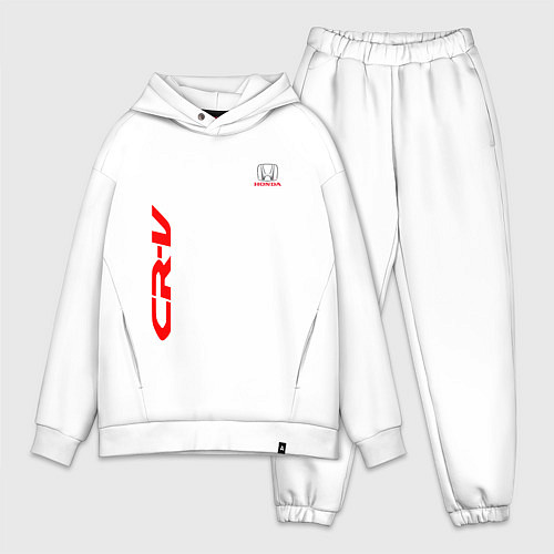 Мужской костюм оверсайз Honda CR-V Z / Белый – фото 1
