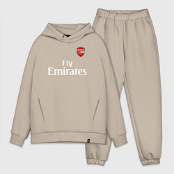 Мужской костюм оверсайз ARSENAL, цвет: миндальный