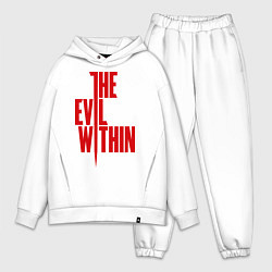 Мужской костюм оверсайз The Evil Within, цвет: белый