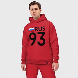 Мужской костюм оверсайз RUS 93, цвет: красный — фото 2