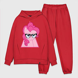 Мужской костюм оверсайз Pinky Pie hipster, цвет: красный