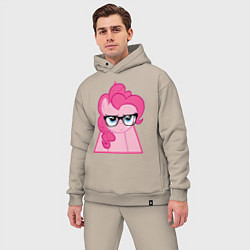 Мужской костюм оверсайз Pinky Pie hipster, цвет: миндальный — фото 2