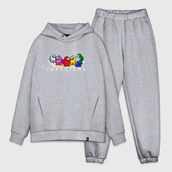 Мужской костюм оверсайз Among Us, цвет: меланж