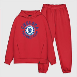 Мужской костюм оверсайз Chelsea FC цвета красный — фото 1
