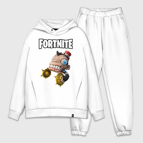 Мужской костюм оверсайз Bobo Fotnite / Белый – фото 1