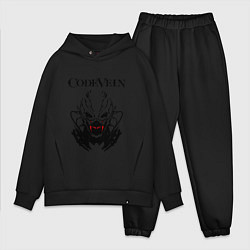 Мужской костюм оверсайз CodeVein Z, цвет: черный