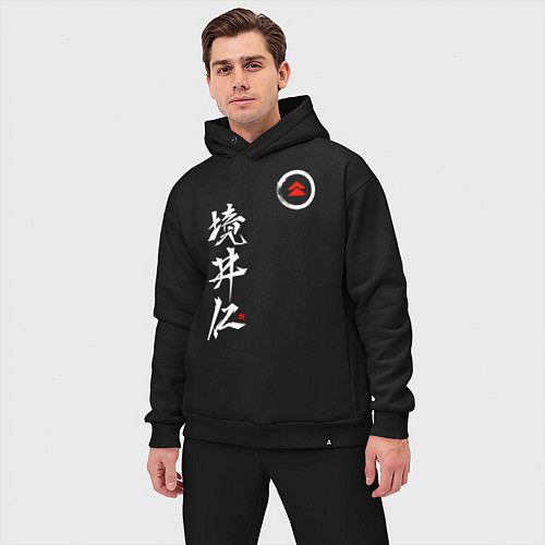 Мужской костюм оверсайз Ghost of Tsushima / Черный – фото 3