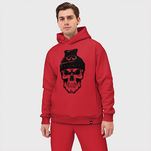 Мужской костюм оверсайз Infinity Инфинити Z / Красный – фото 3