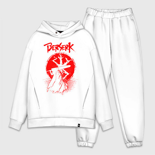 Мужской костюм оверсайз BERSERK / Белый – фото 1