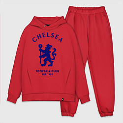 Мужской костюм оверсайз Chelsea Est. 1905, цвет: красный