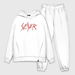 Мужской костюм оверсайз Slayer: Kerry King, цвет: белый