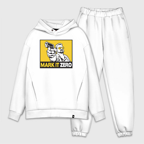 Мужской костюм оверсайз Mark It Zero Большой Лебовски / Белый – фото 1