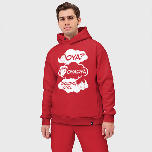 Мужской костюм оверсайз OYA? OYAOYA OYAOYAOYA / Красный – фото 3