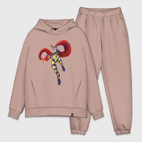 Мужской костюм оверсайз Princess whats her name / Пыльно-розовый – фото 1