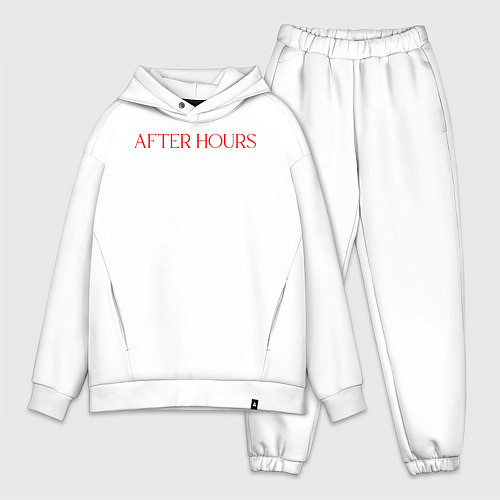 Мужской костюм оверсайз AFTER HOURS - THE WEEKND / Белый – фото 1