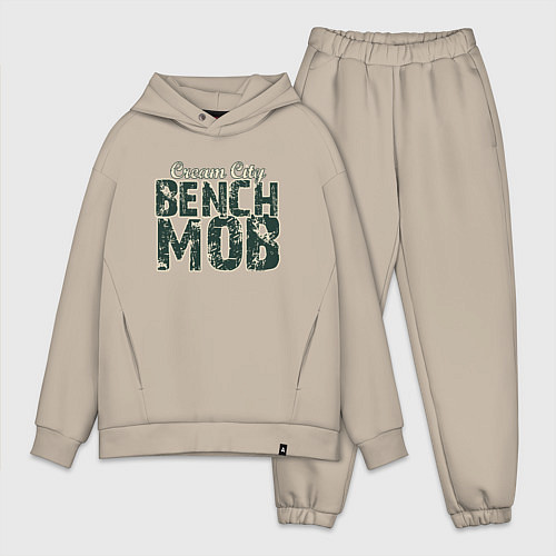 Мужской костюм оверсайз Milwaukee Bench Mob / Миндальный – фото 1