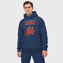 Мужской костюм оверсайз Phoenix Suns, цвет: тёмно-синий — фото 2
