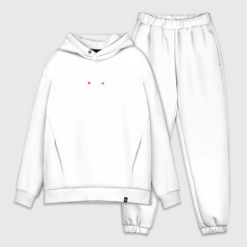 Мужской костюм оверсайз Werewolf Оборотень / Белый – фото 1