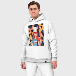 Мужской костюм оверсайз Hello april, цвет: белый — фото 2