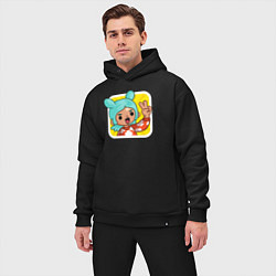 Мужской костюм оверсайз Icon Toca Boca, цвет: черный — фото 2