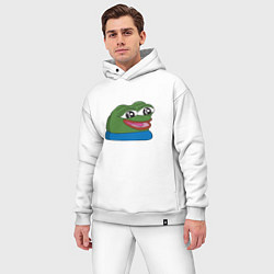 Мужской костюм оверсайз Pepe happy Пепе хеппи, цвет: белый — фото 2