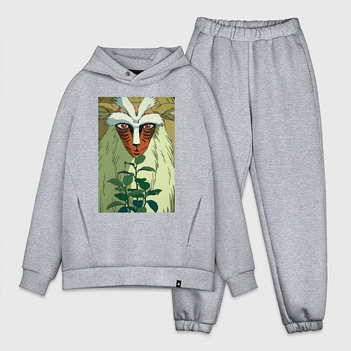 Мужской костюм оверсайз Forest spirit / Меланж – фото 1