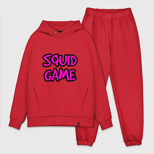 Мужской костюм оверсайз Squid Game Pinker / Красный – фото 1