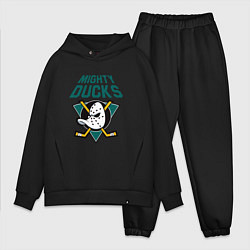 Мужской костюм оверсайз Анахайм Дакс, Mighty Ducks, цвет: черный
