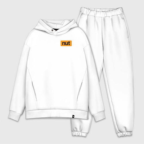 Мужской костюм оверсайз Nonstop nut november / Белый – фото 1