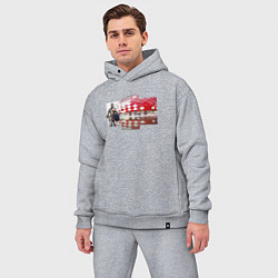 Мужской костюм оверсайз Гладиатор и Стадио, цвет: меланж — фото 2