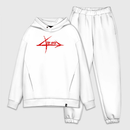 Мужской костюм оверсайз The edge / Белый – фото 1