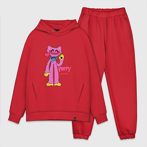 Мужской костюм оверсайз Kissy Missy Poppy Playtime / Красный – фото 1