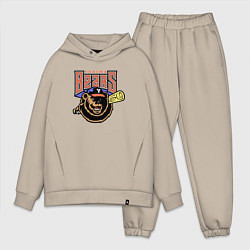 Мужской костюм оверсайз Yakima Bears - baseball team, цвет: миндальный