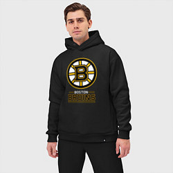 Мужской костюм оверсайз Boston Bruins , Бостон Брюинз, цвет: черный — фото 2