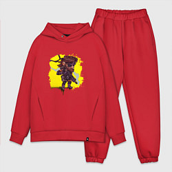 Мужской костюм оверсайз Big Boss whith gun, цвет: красный