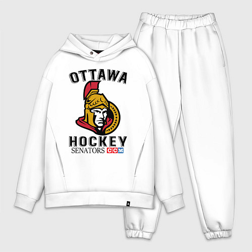 Мужской костюм оверсайз OTTAWA SENATORS ОТТАВА СЕНАТОРЗ / Белый – фото 1