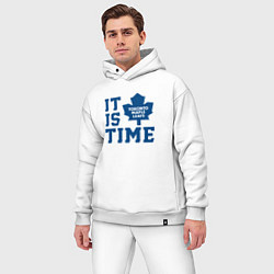 Мужской костюм оверсайз It is Toronto Maple Leafs Time, Торонто Мейпл Лифс, цвет: белый — фото 2