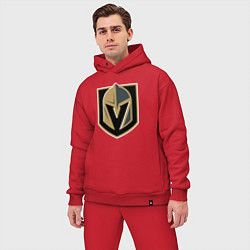 Мужской костюм оверсайз Vegas Golden Knights , Вегас Голден Найтс, цвет: красный — фото 2