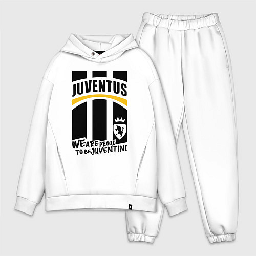 Мужской костюм оверсайз Juventus Ювентус / Белый – фото 1