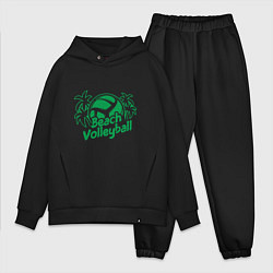 Мужской костюм оверсайз Beach - Volleyball, цвет: черный