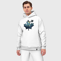 Мужской костюм оверсайз Run Maple, цвет: белый — фото 2