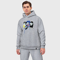 Мужской костюм оверсайз Soda Stereo, цвет: меланж — фото 2