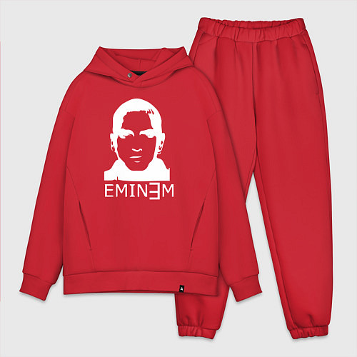 Мужской костюм оверсайз ЭМИНЕМ eminem / Красный – фото 1