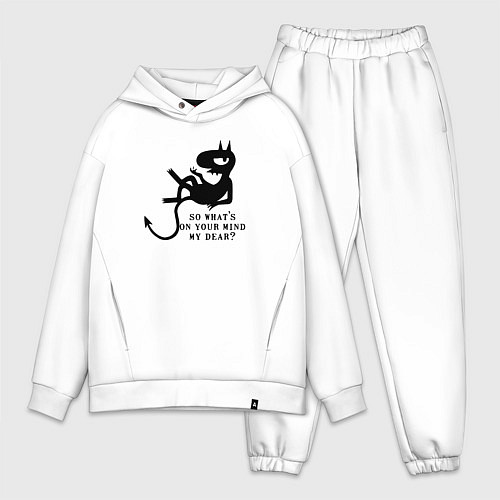 Мужской костюм оверсайз Disenchantment matt groening / Белый – фото 1