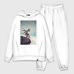 Мужской костюм оверсайз Snipes at the Shore, цвет: белый