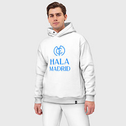 Мужской костюм оверсайз Hala - Real Madrid, цвет: белый — фото 2