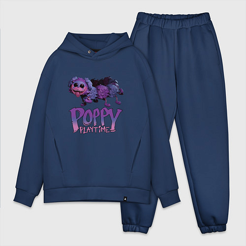 Мужской костюм оверсайз POPPY PLAYTIME PJ Pug-a-Pillar / Тёмно-синий – фото 1