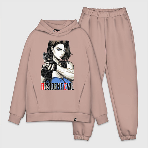 Мужской костюм оверсайз Jill RE3 / Пыльно-розовый – фото 1